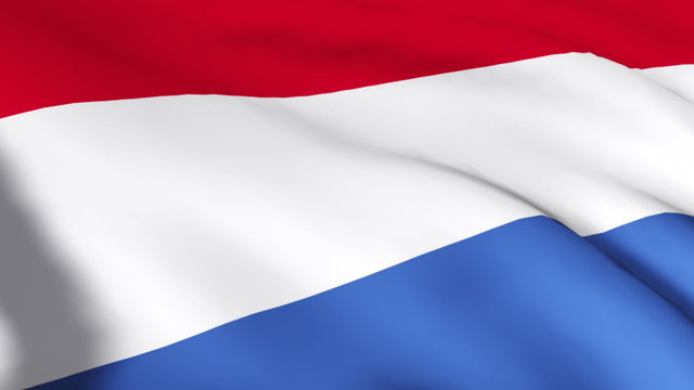 Moving Netherland flag