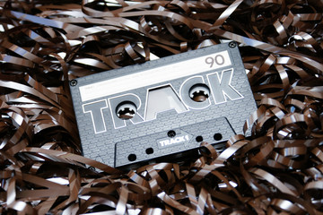 audio cassette bandsalat