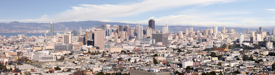 Fototapeta na wymiar Panorama of San Francisco