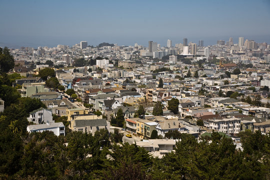 Blick auf downtown San Franzisko