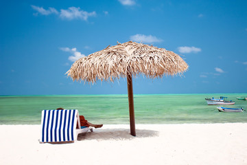 Beautiful tropical  beach