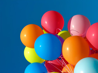 multicolored  balloons