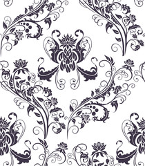 Seamless vegetative pattern