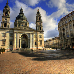 Fototapeta na wymiar St Stephen Church - Budapeszt - Węgry
