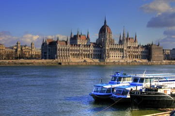 Obraz premium Parliament - Budapest - Hungary / Ungarn