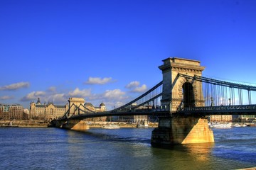 Obraz premium Budapest - Marienbrücke - Ungarn / Hungary