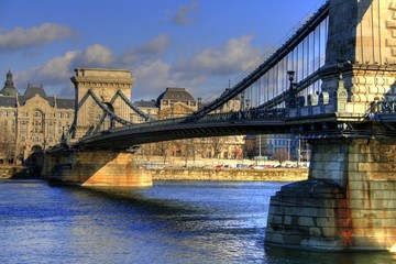 Obraz premium Budapest - Marienbrücke - Ungarn / Hungary