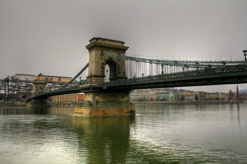 Obraz premium Budapest - Marienbrücke - Ungarn / Hungary