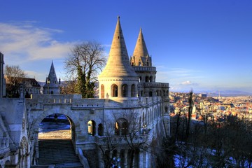 Fototapeta premium Fishermen District - Budapest - Hungary (Ungarn)