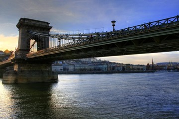 Obraz premium Budapest - Marienbrücke - Ungarn / Hungary