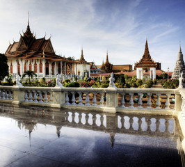 Naklejka premium Silver Pagoda - Phnom Penh - Cambodia