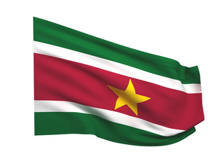 Obraz premium flag of suriname