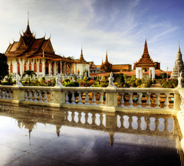 Naklejka premium Silver Pagoda - Phnom Penh - Cambodia