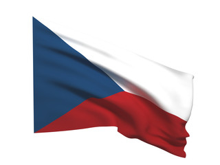 Fototapeta na wymiar flag of the czech republic