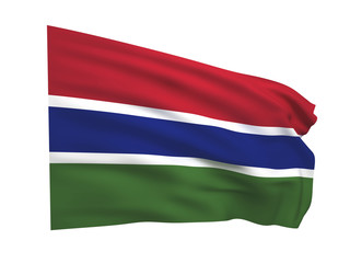 Obraz premium flag of The gambia