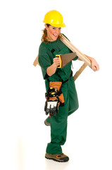 Construction worker, green
