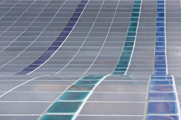 Tiles forming a pattern