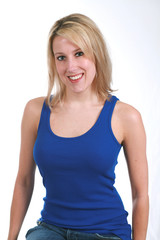 Fototapeta premium Bony Blonde