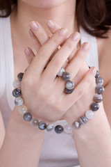 Beautiful female hands..