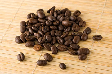 Coffee beans.