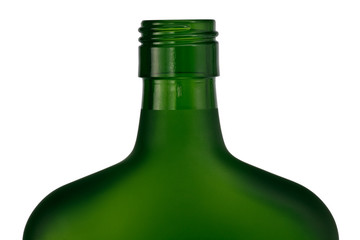 bottle of green glass