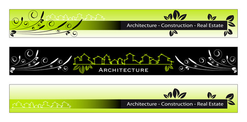 Obraz premium Web Banner, Business card or insignia