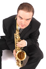 Obraz premium saxophonist