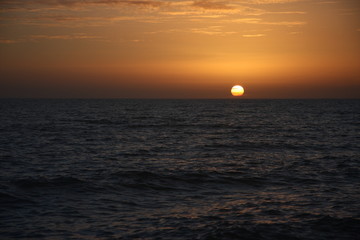 Sonnenuntergang am Meer