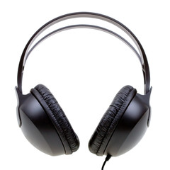 Headphones isolated on white