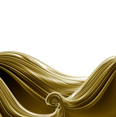 Fototapeta premium fondo ondas oro