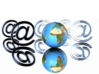 mondo, globo, internet