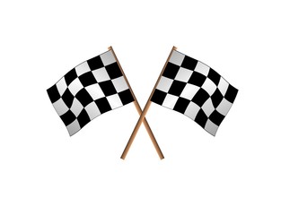 Racing Flag - obrazy, fototapety, plakaty
