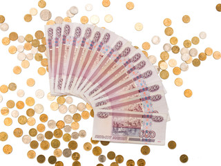 russian rubles and kopecks