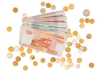 russian rubles and kopecks