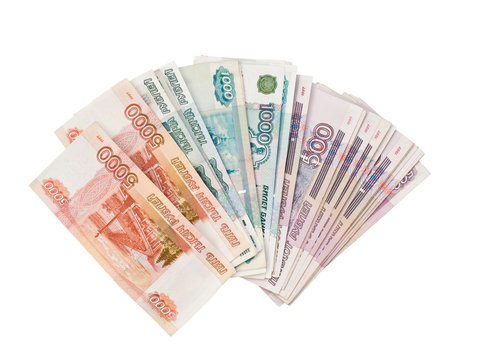 russian rubles