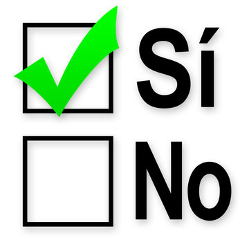 Yes check-box in spanish