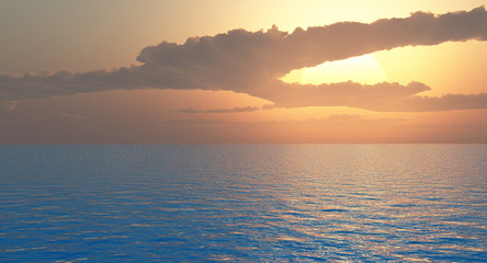 Obraz premium Sea sunset
