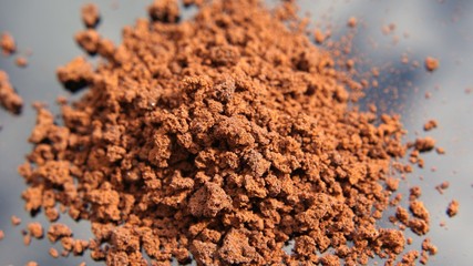 Powdered coffee