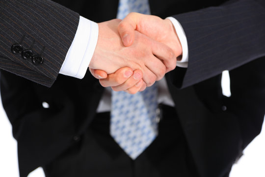 Businessmen`s handshake