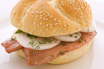 Matjes Brötchen