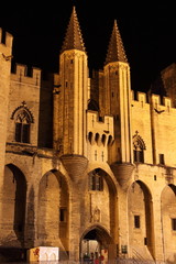 Palais des Papes &agrave; Avignon (France)
