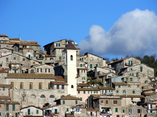 Veduta di Olevano Romano - Roma - Lazio - Italia