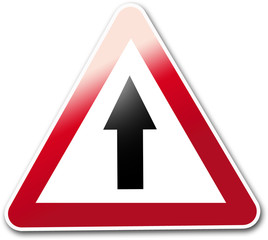 Panneau routier fleche