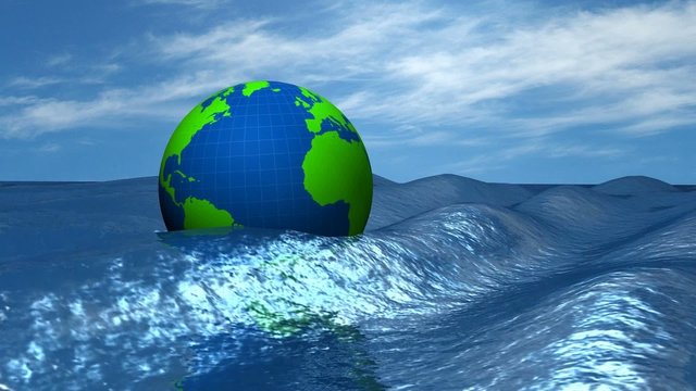 Globe in the Water