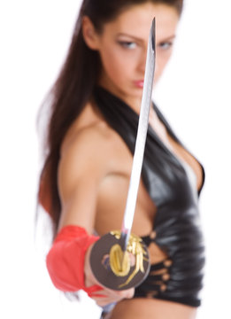 Girl with a sword