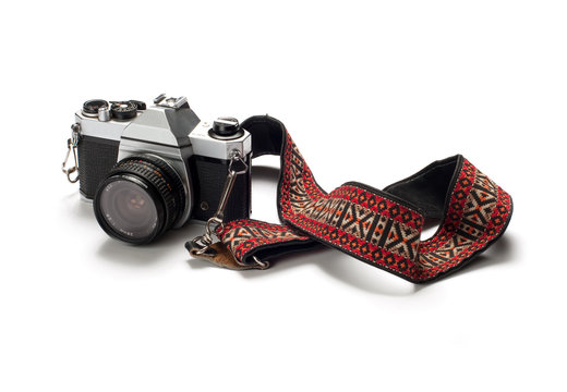 Film Camera on White - Powered by Adobe