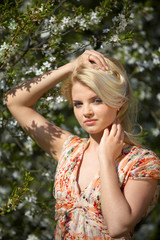 Naklejka premium beautiful girl