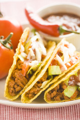 delicious taco, mexican food