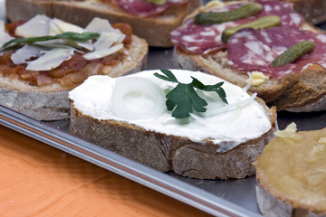 tartine fromage blanc
