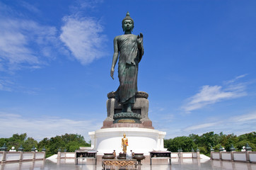 Walking Buddha image